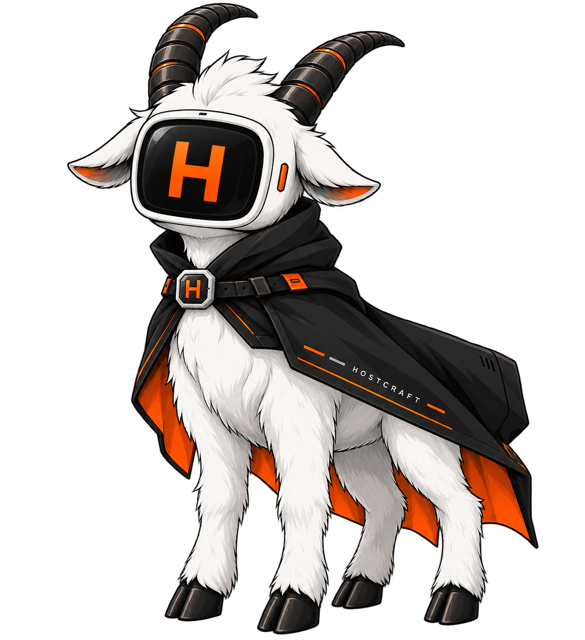 HostCraft High Performance Compute Mascot